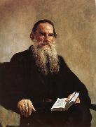 Portrait of Leo Tolstoy, Ilya Repin